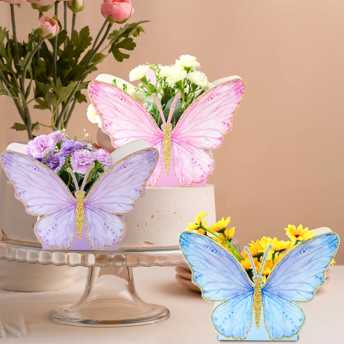 Butterfly Flower Candy Boxes