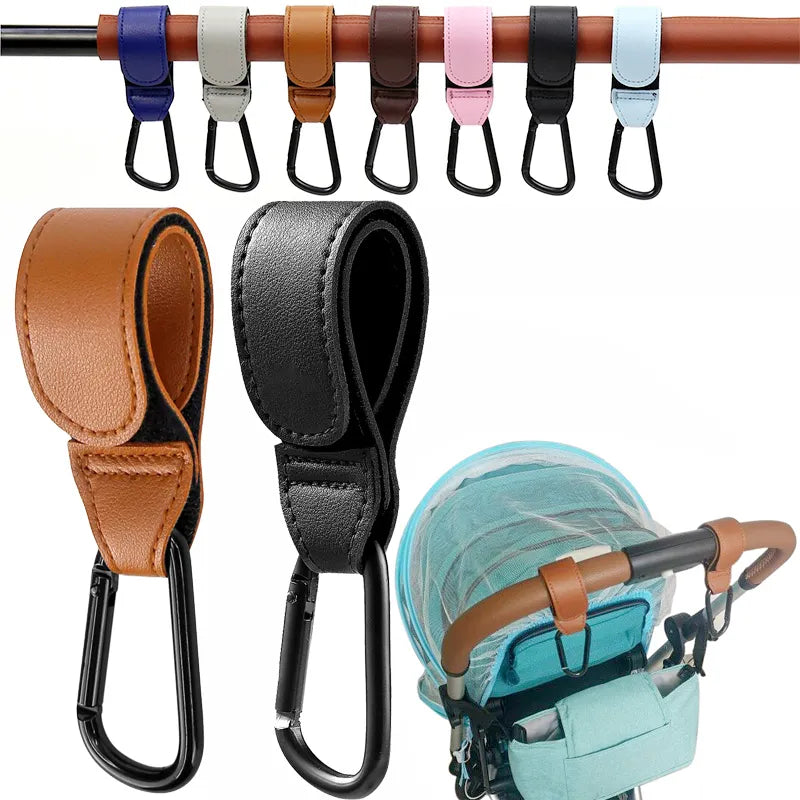 PU Leather Baby Bag Stroller Hook