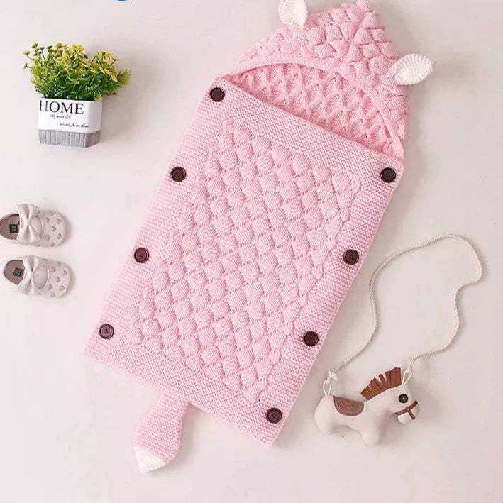 Knitted Baby Sleeping Bag