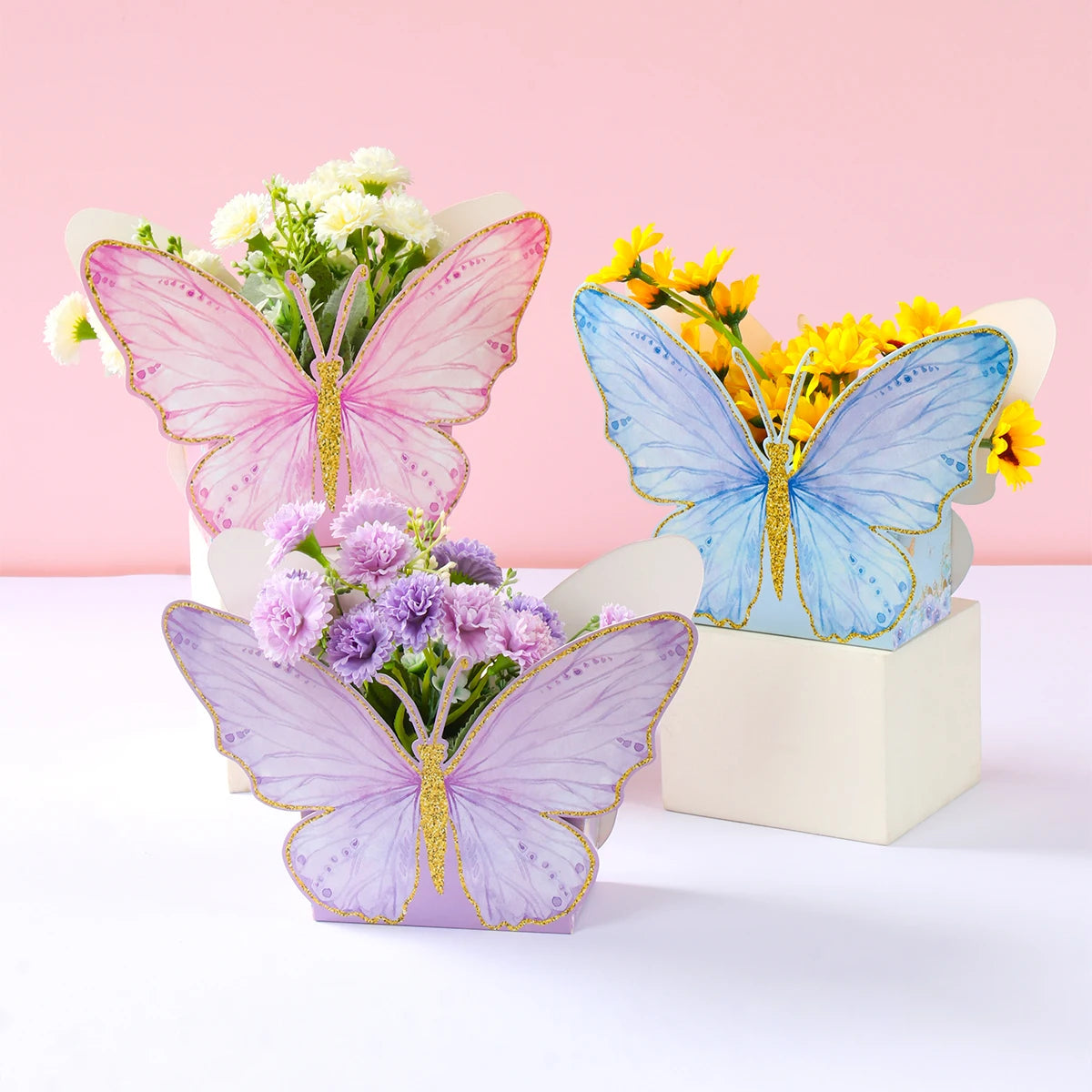 Butterfly Flower Candy Boxes