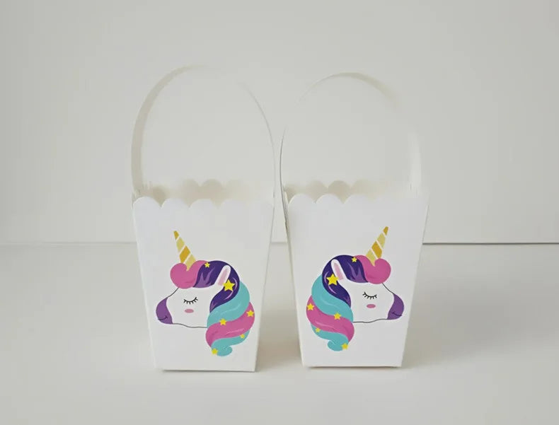 Cartoon Rainbow Unicorn Paper Gift