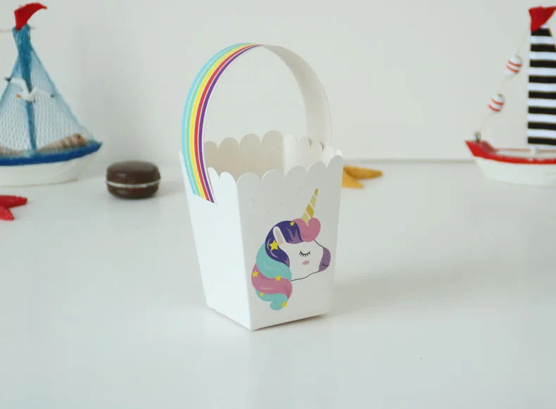 Cartoon Rainbow Unicorn Paper Gift