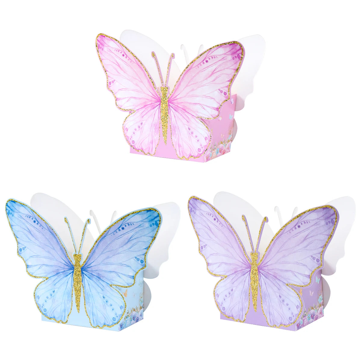 Butterfly Flower Candy Boxes